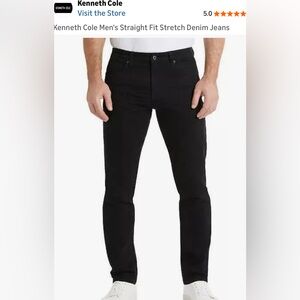 NWT Kenneth Cole Dark Blue Denim